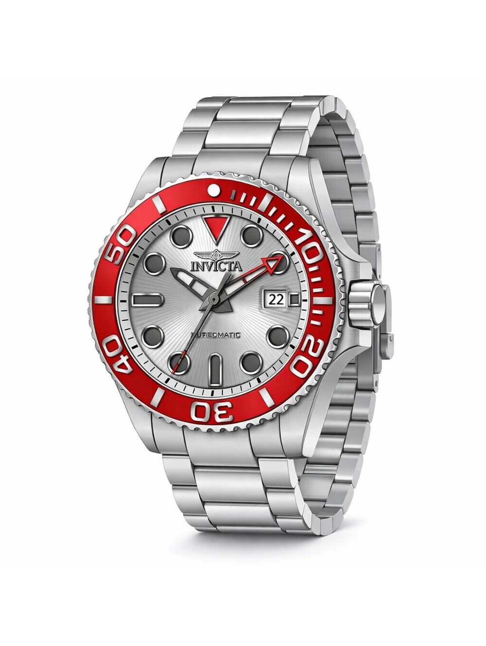 Invicta Grand Diver Men's Watch - Aqua Plating, Grey, 46mm (49479)